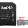 MICRO SD SANDISK 64GB C10 SDXC 100MB/S CON ADAPTER