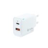 CARGADOR COOLBOX GAN 30W USB-C/USB-A PARED