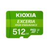 MICRO SD KIOXIA 512GB EXCERIA HIGH ENDURANCE UHS-I C10 R98 CON ADAPTADOR