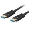 CABLE HDMI AOC LANBERG V2.1 M/M OPTICO ACTIVO 8K60HZ 100M NEGRO