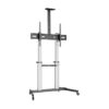 SOPORTE SUELO AISENS RUEDAS BANDEJA DVD CAMARA MONITOR/TV 100KG 60-100