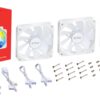 VENTILADOR CAJA XPG VENTOR 120MM BLANCO X3