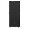 ARMARIO LANBERG RACK 19? 27U 800X1000 FLAT PACK NEGRO PUERTA DE CRISTAL CON LCD