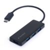 CONCENTRADOR GEMBIRD USB 3.1 (GEN 1) TIPO C DE 4 PUERTOS