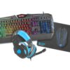 COMBO GAMING FURY THUNDERSTREAK TECLADO+RATON+AURIC+ALFOM