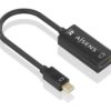 CONVERSOR AISENS MINI DP/M A HDMI/H 4K@60HZ NEGRO, 15CM