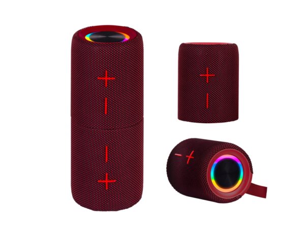 ALTAVOZ BLUETOOTH TREVI XR 8A44 DOUBLE 2X10W AMPLIF.SPKR + AW 2IN1 D. RED
