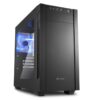 CAJA SHARKOON S1000 WINDOW MATX 2XUSB 3.0 SIN FUENTE NEGRA
