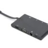 CONVERSOR HUB DIGITUS USB C 9 PUERTOS 2X VIDEO 2x USB-C 2x USB3.0 RJ45 2x SD/MMC