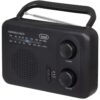 RADIO TREVI RA 7F64 PORTABLE AM/FM RADIO BLACK