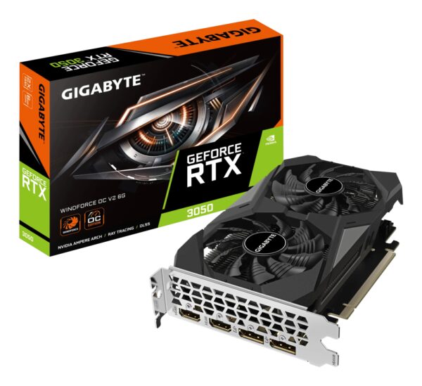 TARJETA GRAFICA GIGABYTE RTX 3050 WINDFORCE OC V2 6GB GDDR6 DLSS3