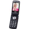 TELEFONO TREVI FLEX PLUS 65 FLIP SENIOR PHONE DUAL SCREEN FUNCION S.O.S. BLACK