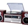 TOCADISCOS TREVI TT 1072 DAB TURNTABLE +DAB+AW+ENCODING DARK WOOD